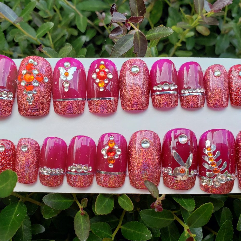 Square Gel Press on Nails